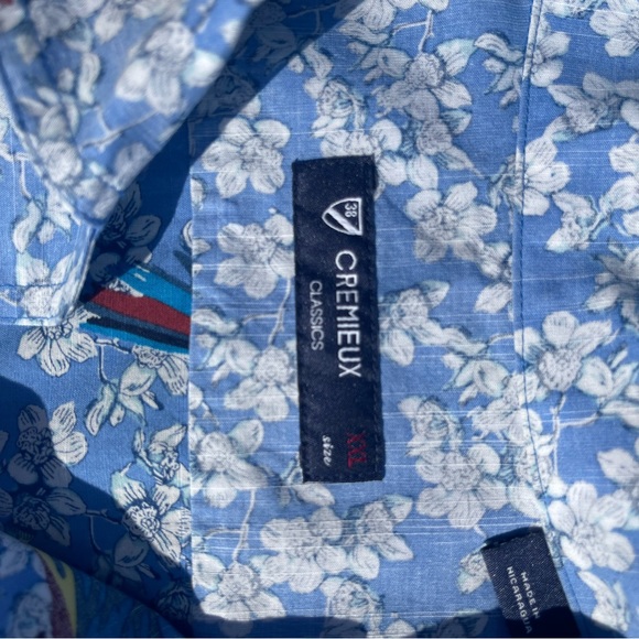 Cremieux Men’s Short Sleeve Button Shirt size XXL with parrots - Picture 3 of 3